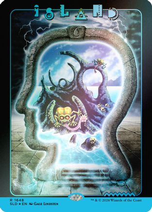 FOIL Island (1648) (Rainbow Foil) (SLD-1648) - Secret Lair Drop Series - Magic The Gathering