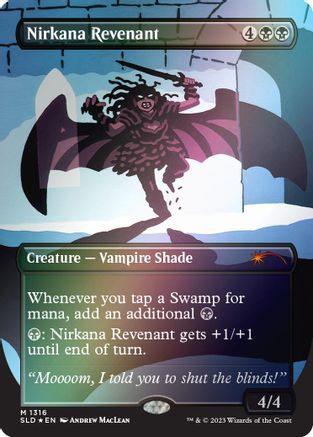 FOIL Nirkana Revenant (Rainbow Foil) (SLD-1316) - Secret Lair Drop Series - Magic The Gathering