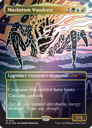 FOIL Maelstrom Wanderer (Rainbow Foil) (SLD-1319) - Secret Lair Drop Series - Magic The Gathering