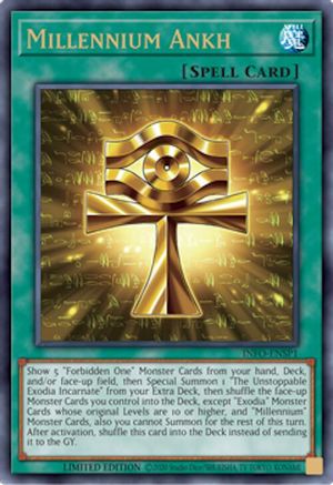 ULTRA RARE Millennium Ankh (INFO-ENSP1) (INFO-ENSP1) - The Infinite Forbidden Limited