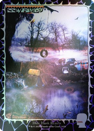 FOIL Swamp (1654) (Rainbow Foil) (SLD-1654) - Secret Lair Drop Series - Magic The Gathering