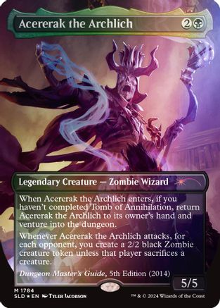 FOIL Acererak the Archlich (Rainbow Foil) (SLD-1784) - Secret Lair Drop Series - Magic The Gathering