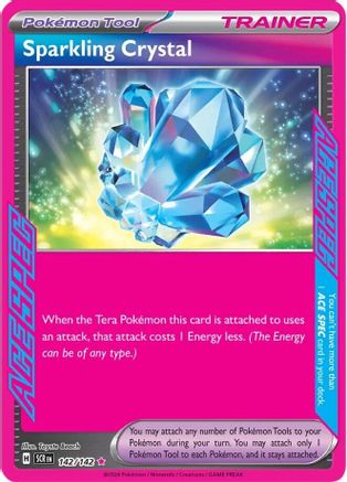 Sparkling Crystal 142 - Pokemon SV07 Stellar Crown Holofoil