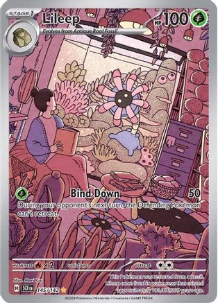 Lileep 145 - Pokemon SV07 Stellar Crown Holofoil