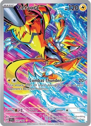 Zeraora 151 - Pokemon SV07 Stellar Crown Holofoil