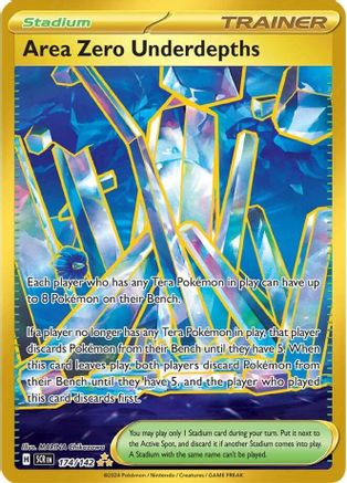 Area Zero Underdepths 174 - Pokemon SV07 Stellar Crown Holofoil