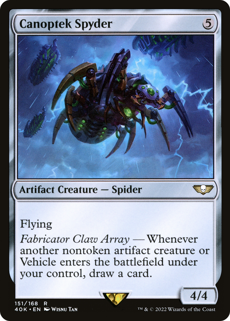 Canoptek Spyder (40K-151) - Warhammer 40,000 Commander - Magic The Gathering