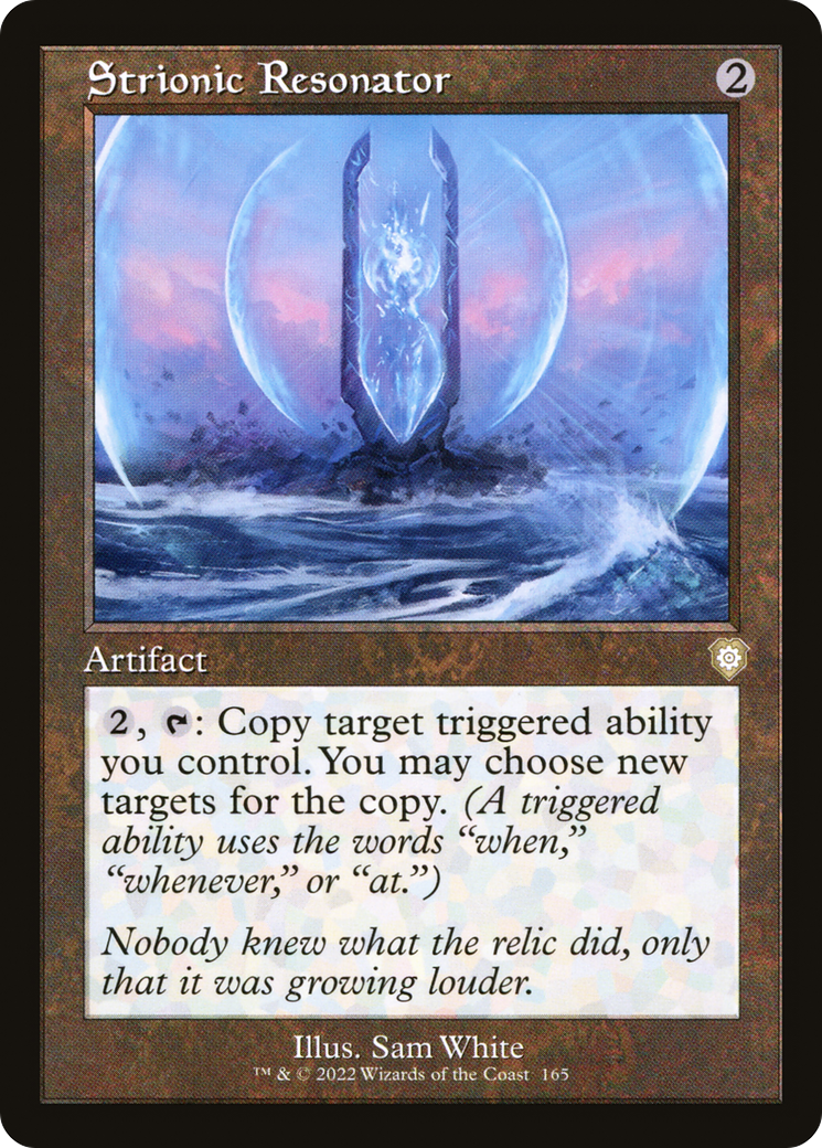 Strionic Resonator (Retro Frame) (BRC-165) - The Brothers' War Commander - Magic The Gathering