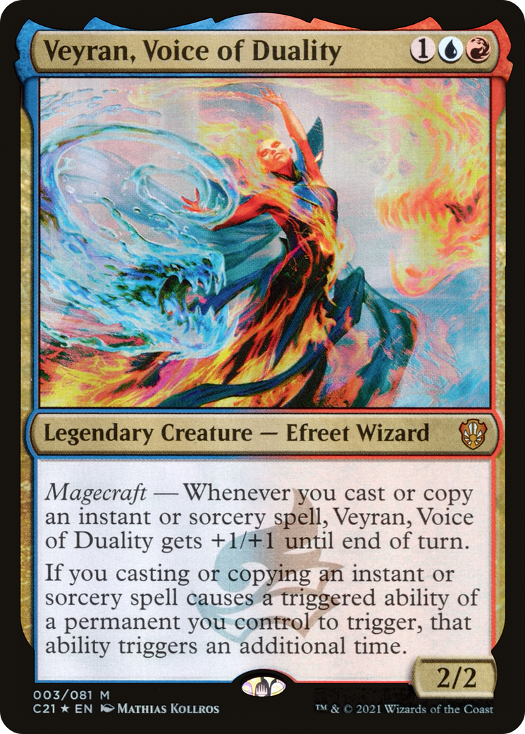 FOIL Veyran, Voice of Duality (C21-003) - Commander 2021 - Magic The Gathering