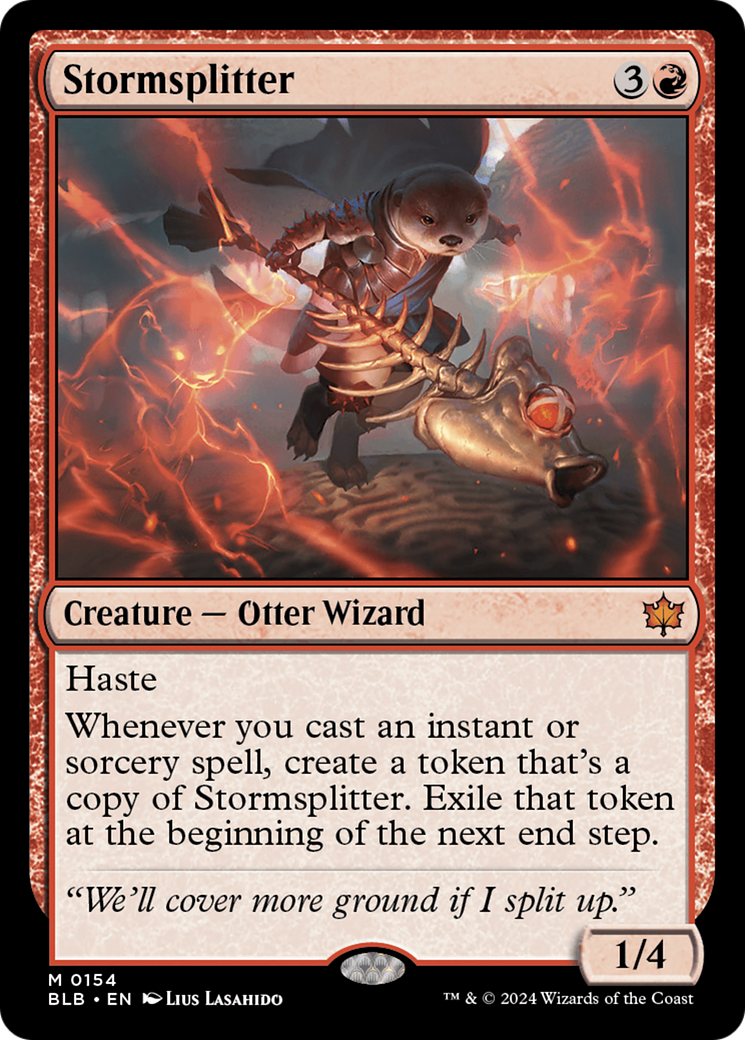 FOIL Stormsplitter (BLB-154) - Bloomburrow - Magic The Gathering