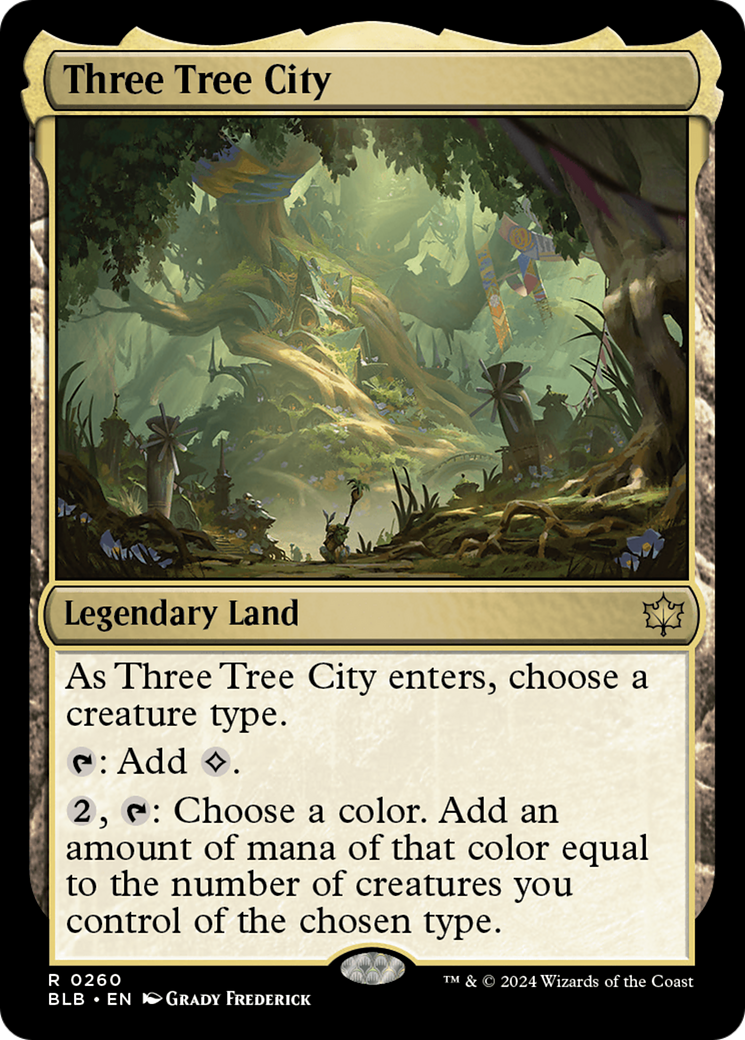Three Tree City (BLB-260) - Bloomburrow - Magic The Gathering