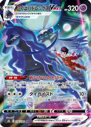 JAPANESE Shadow Rider Calyrex VMAX - 236/184 (236/184) - S8b VMAX Climax