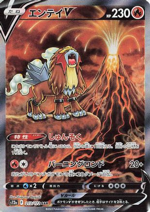 JAPANESE Entei V - 213/172 (213/172) - S12a VSTAR Universe Holofoil