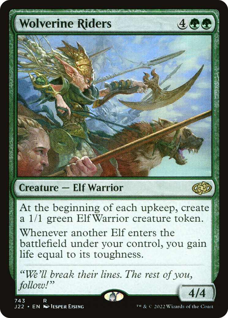 Wolverine Riders (J22-743) - Jumpstart 2022 - Magic The Gathering
