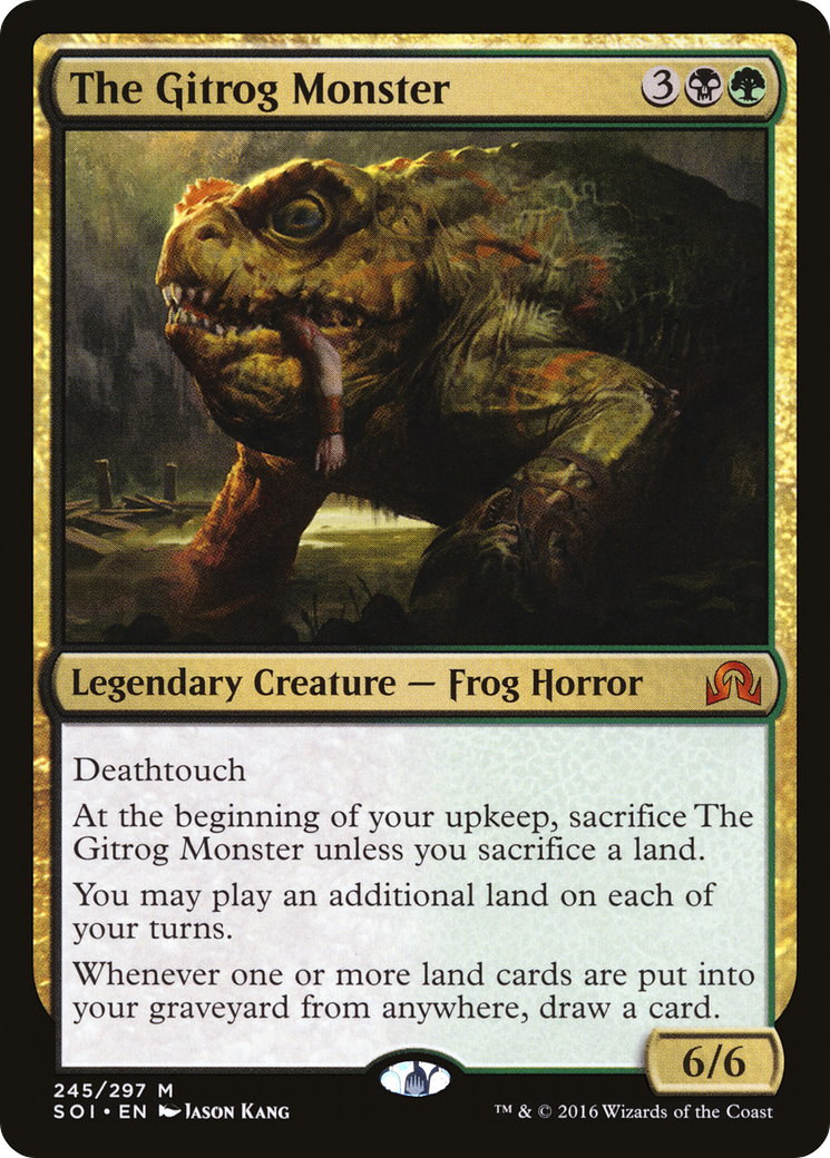 FOIL The Gitrog Monster (SOI-245) - Shadows over Innistrad - Magic The Gathering