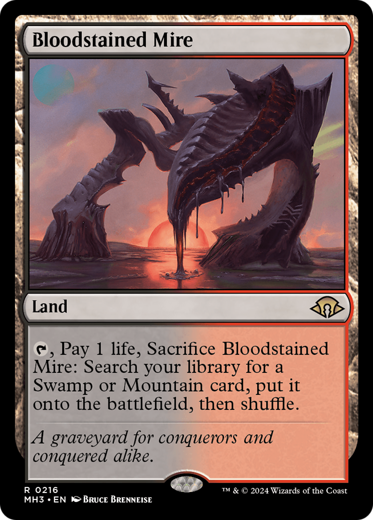 Bloodstained Mire (MH3-216) - Modern Horizons 3 - Magic The Gathering