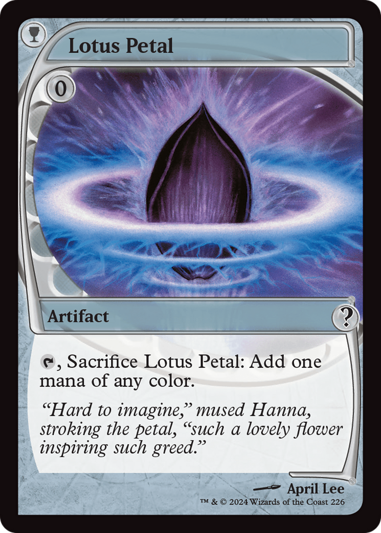 FOIL Lotus Petal (MB2-226) - Mystery Booster 2 - Magic The Gathering