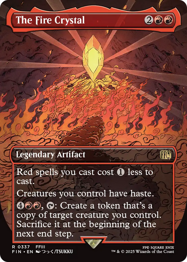 The Fire Crystal (FIN-337) - FINAL FANTASY - Magic The Gathering