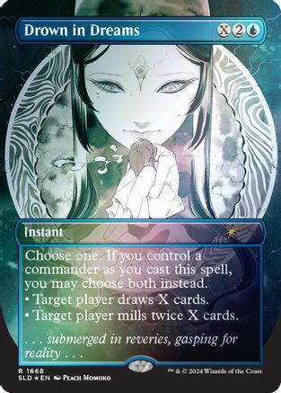 FOIL Drown in Dreams (Rainbow Foil) (SLD-1668) - Secret Lair Drop Series - Magic The Gathering