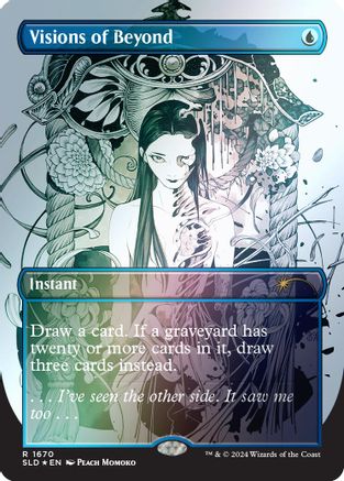 FOIL Visions of Beyond (Rainbow Foil) (SLD-1670) - Secret Lair Drop Series - Magic The Gathering