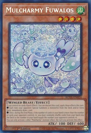 SECRET RARE Mulcharmy Fuwalos (ROTA-EN024) - Rage of the Abyss 1st Edition