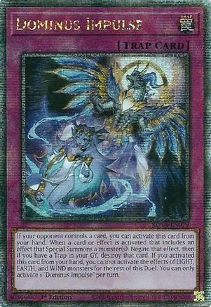 QUARTER CENTURY SECRET RARE Dominus Impulse (Quarter Century Secret Rare) (ROTA-EN079) - Rage of the Abyss 1st Edition