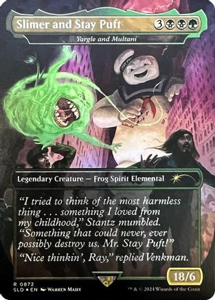 Slimer and Stay Puft - Yargle and Multani (SLD-872) - Secret Lair Drop Series - Magic The Gathering