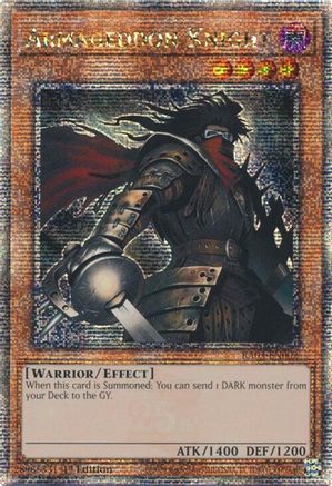 QUARTER CENTURY SECRET RARE Armageddon Knight (Quarter Century Secret Rare) (RA03-EN002) - Quarter Century Bonanza 1st Edition