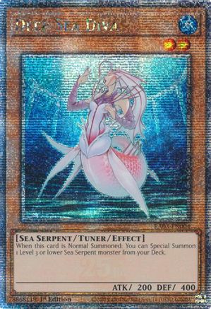QUARTER CENTURY SECRET RARE Deep Sea Diva (Quarter Century Secret Rare) (RA03-EN004) - Quarter Century Bonanza 1st Edition