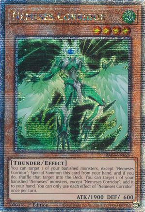 QUARTER CENTURY SECRET RARE Nemeses Corridor (Quarter Century Secret Rare) (RA03-EN025) - Quarter Century Bonanza 1st Edition