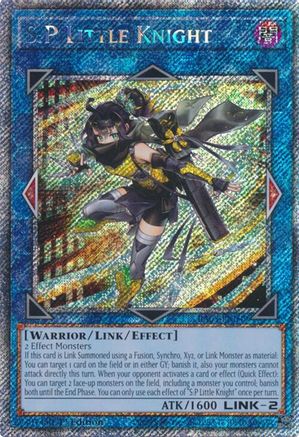 PLATINUM SECRET RARE S:P Little Knight (Platinum Secret Rare) (RA03-EN049) - Quarter Century Bonanza 1st Edition
