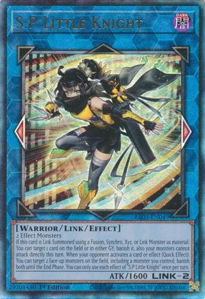 PRISMATIC ULTIMATE RARE S:P Little Knight (PUR) (RA03-EN049) - Quarter Century Bonanza 1st Edition