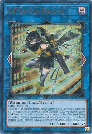 ULTRA RARE S:P Little Knight (UR) (RA03-EN049) - Quarter Century Bonanza 1st Edition