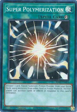SUPER RARE Super Polymerization (RA03-EN053) - Quarter Century Bonanza 1st Edition