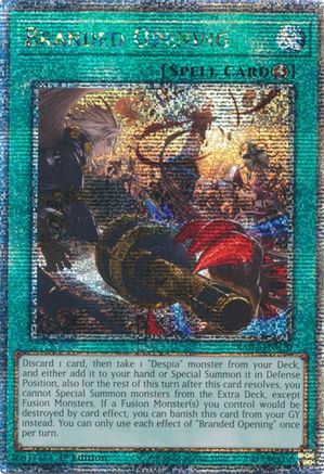 QUARTER CENTURY SECRET RARE Branded Opening (Quarter Century Secret Rare) (RA03-EN070) - Quarter Century Bonanza 1st Edition