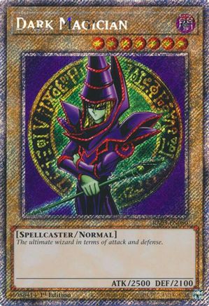 PLATINUM SECRET RARE Dark Magician (Platinum Secret Rare) (RA03-EN080) - Quarter Century Bonanza 1st Edition