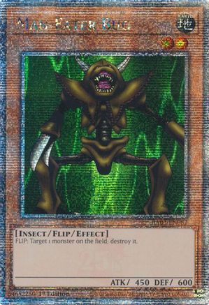 QUARTER CENTURY SECRET RARE Man-Eater Bug (Quarter Century Secret Rare) (RA03-EN082) - Quarter Century Bonanza 1st Edition