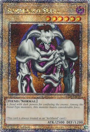 QUARTER CENTURY SECRET RARE Summoned Skull (Quarter Century Secret Rare) (RA03-EN086) - Quarter Century Bonanza 1st Edition