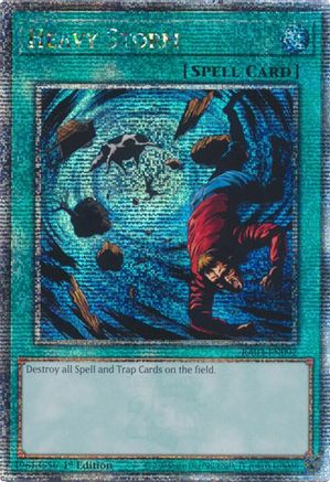 QUARTER CENTURY SECRET RARE Heavy Storm (Quarter Century Secret Rare) (RA03-EN092) - Quarter Century Bonanza 1st Edition