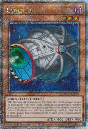 QUARTER CENTURY SECRET RARE Cyber Jar (Quarter Century Secret Rare) (RA03-EN095) - Quarter Century Bonanza 1st Edition