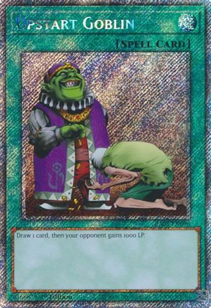 PLATINUM SECRET RARE Upstart Goblin (Platinum Secret Rare) (RA03-EN096) - Quarter Century Bonanza 1st Edition