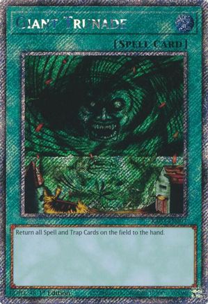 PLATINUM SECRET RARE Giant Trunade (Platinum Secret Rare) (RA03-EN097) - Quarter Century Bonanza 1st Edition