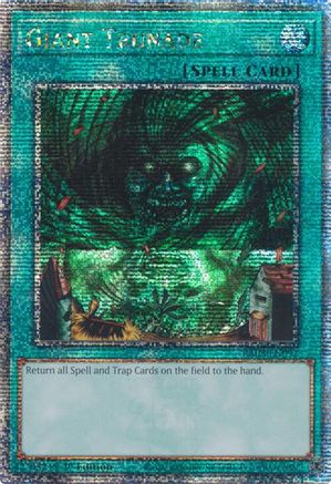 QUARTER CENTURY SECRET RARE Giant Trunade (Quarter Century Secret Rare) (RA03-EN097) - Quarter Century Bonanza 1st Edition