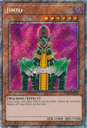 PLATINUM SECRET RARE Jinzo (Platinum Secret Rare) (RA03-EN099) - Quarter Century Bonanza 1st Edition