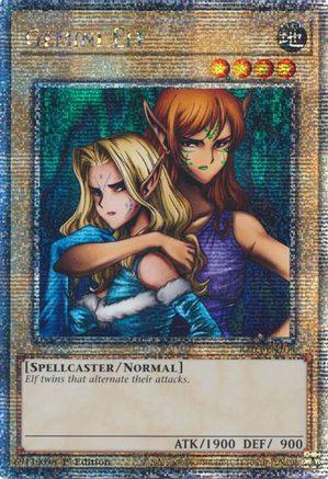 QUARTER CENTURY SECRET RARE Gemini Elf (Quarter Century Secret Rare) (RA03-EN109) - Quarter Century Bonanza 1st Edition