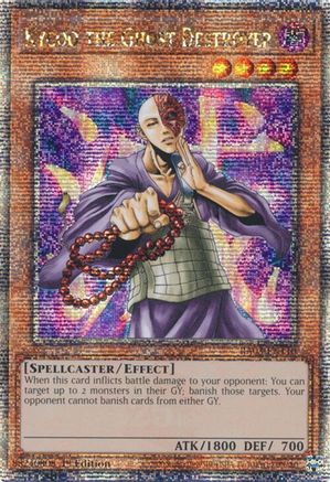 QUARTER CENTURY SECRET RARE Kycoo the Ghost Destroyer (Quarter Century Secret Rare) (RA03-EN110) - Quarter Century Bonanza 1st Edition