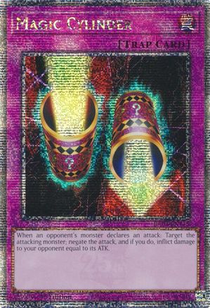 QUARTER CENTURY SECRET RARE Magic Cylinder (Quarter Century Secret Rare) (RA03-EN115) - Quarter Century Bonanza 1st Edition