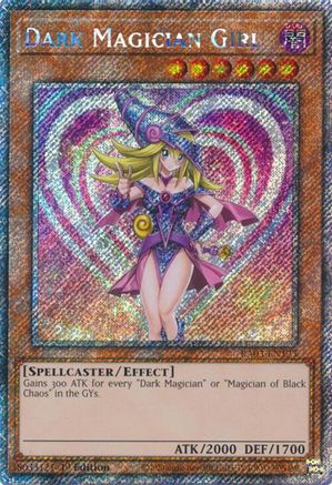 PLATINUM SECRET RARE Dark Magician Girl (Platinum Secret Rare) (A) (RA03-EN123) - Quarter Century Bonanza 1st Edition