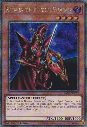 QUARTER CENTURY SECRET RARE Breaker the Magical Warrior (Quarter Century Secret Rare) (RA03-EN125) - Quarter Century Bonanza 1st Edition