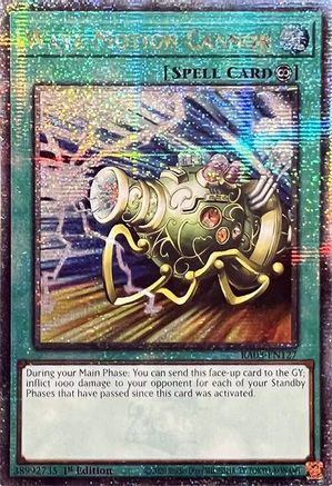 QUARTER CENTURY SECRET RARE Wave-Motion Cannon (Quarter Century Secret Rare) (RA03-EN127) - Quarter Century Bonanza 1st Edition